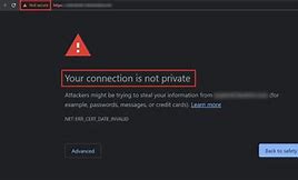 Image result for Invalid SSL Certificate