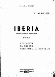 Image result for Iberia Suite Albeniz