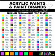 Image result for Art Minds Acrylic Paint Chart