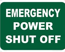 Image result for Emergency Power Shut Down