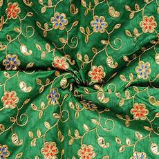 embroidery fabric buy green and golden flower design silk embroidery fabric embroidery fabric buy green and golden flower design silk embroidery fabric
