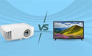 Image result for TV vs Projector