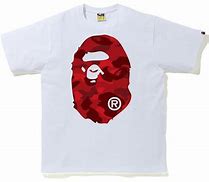 Image result for Red BAPE Tee