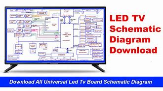 Image result for LED TV Schematic/Diagram