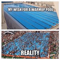 Image result for Cold Swimming Pool Meme