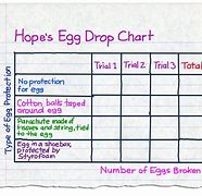 Image result for How to Make a Egg Drop Graph