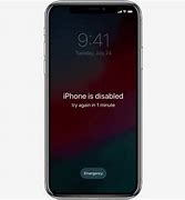 Image result for Disabled iPhone 11 Lock Screen