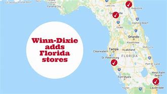 Image result for Winn-Dixie Store Location Map