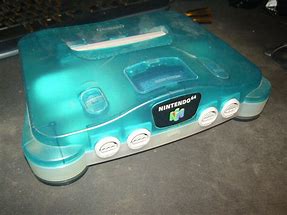 Image result for Nintendo 64 Ice Blue