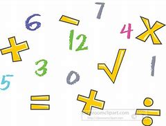 Image result for Math Numbers Clip Art