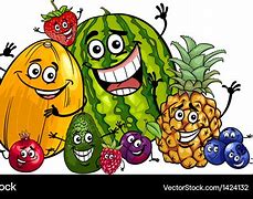 Image result for Funny Fruit Cartoons