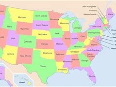 Image result for USA Map with Names