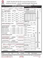 Image result for Well-Control Kill Sheet