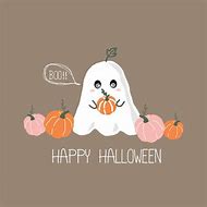 Image result for Cartoon Ghosts Carrying Pumpkin