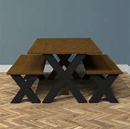 Image result for X-Frame Dining Table