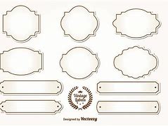 Image result for Blank Sticker Vector Art