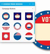 Image result for Campaign Button Maker