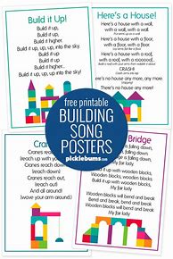 Image result for Preschool Poems About Building