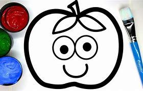 Image result for Apple Painting for Toddlers