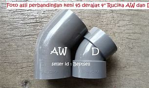 Image result for PVC Elbow 45-Degree D Rucika