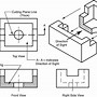 Image result for Hidden Line Engineering Drawing