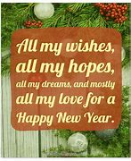Image result for Wish You Happy New Year Message