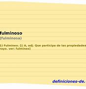 Image result for fulminoso
