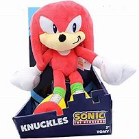 Image result for Knuckles the Hedgehog Plush