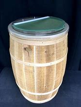 Image result for Barrel Wood Lid
