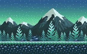 Image result for Snowy Pixel Art