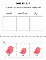 Image result for Big Medium-Small Cut Out