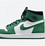 Image result for Green and Black Nike Air Jordan's
