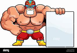 Image result for Cartoon Luchador