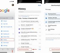 Image result for Clear History Chrome iPhone