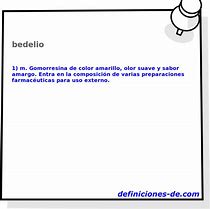 Image result for bedelio