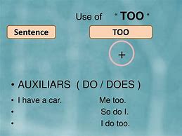 Image result for Too Sentences