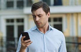 Image result for Guy Using iPhone