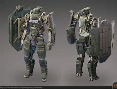 Image result for Sci-Fi Military Robot