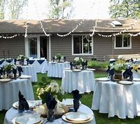 Image result for Outdoor Wedding Reception Setup