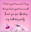Image result for Thank You Birthday Mes