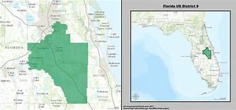 Image result for Map of Florida 9th Congressional District