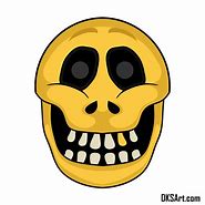 Image result for Dead Skull Emoji Drawing