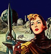 Image result for Pulp Sci-Fi Art Women