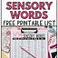 Image result for Sensory Words Anchor Chart