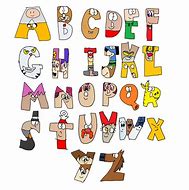 Image result for Character Alphabet Letters