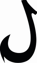 Image result for Letter J That Looks Like a Fish Hook