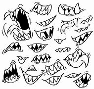 Image result for Sharp Teeth Cartoon Side View