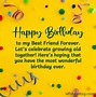 Image result for Happy Birthday Wishes to a Friend Girl