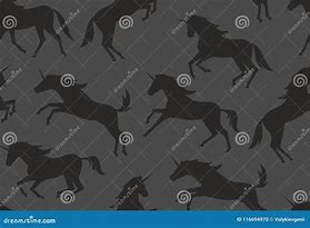 Image result for Black Unicorn Silhouette