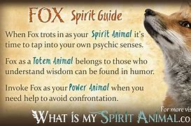 Image result for Fox Totem Animal